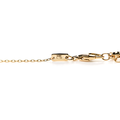 Gucci 18K Yellow Gold Diamond Onyx Le Marche Des Merveilles Feline Pendant Necklace 5 of 6