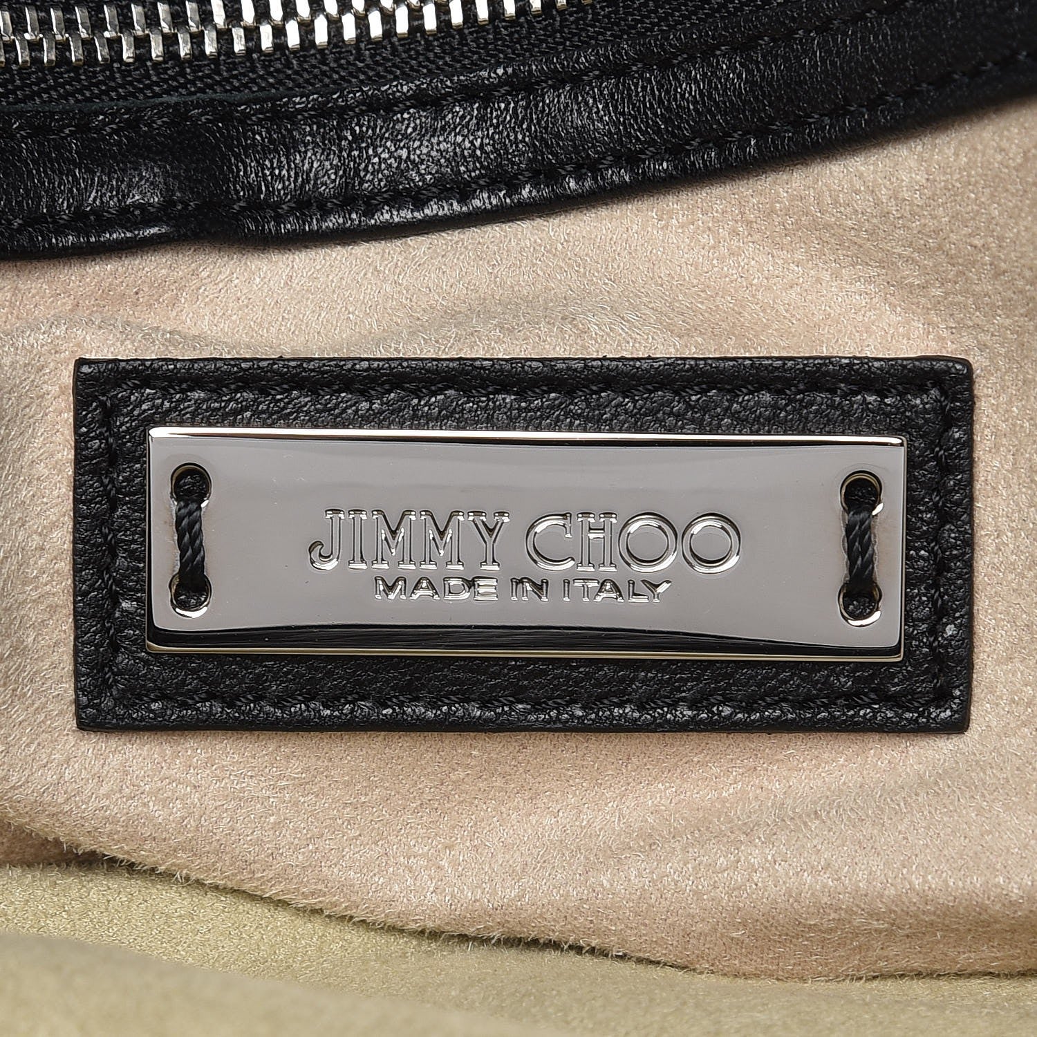 Jimmy Choo Lambskin Large Biker Hobo Black 7 of 7