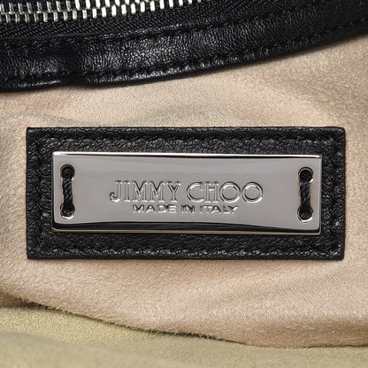 Jimmy Choo Lambskin Large Biker Hobo Black 7 of 7
