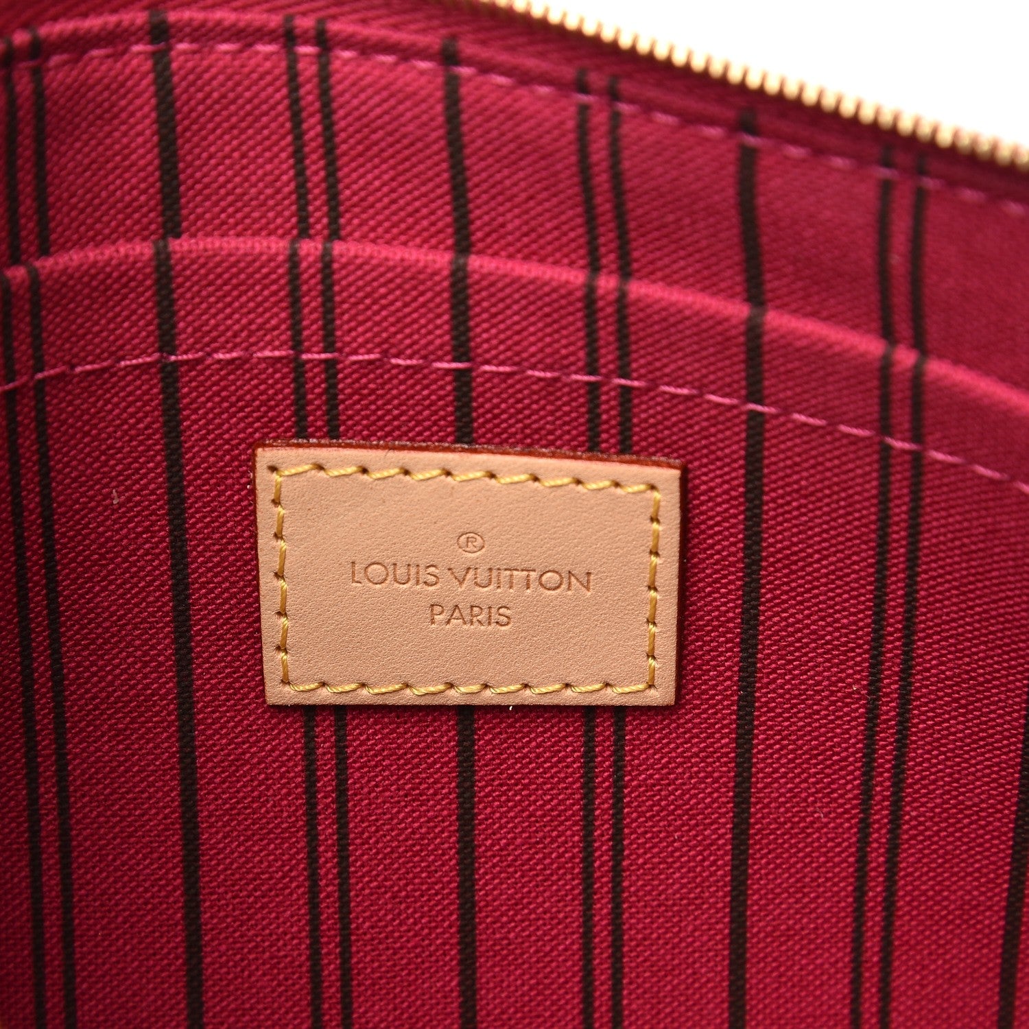 Louis Vuitton Monogram Neverfull MM GM Pochette Pivoine 6 of 8