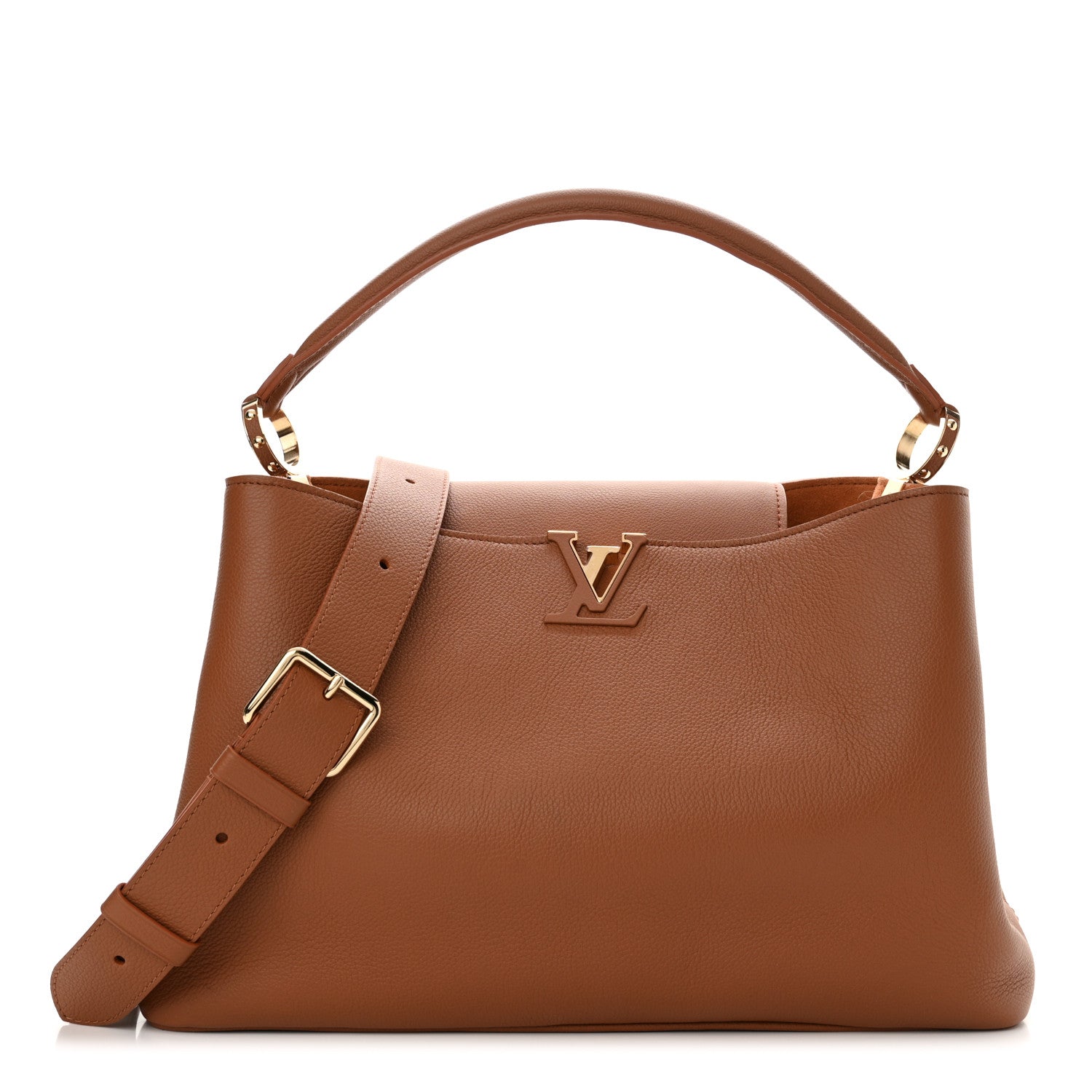 Louis Vuitton Taurillon Capucines GM Cognac 1 of 10