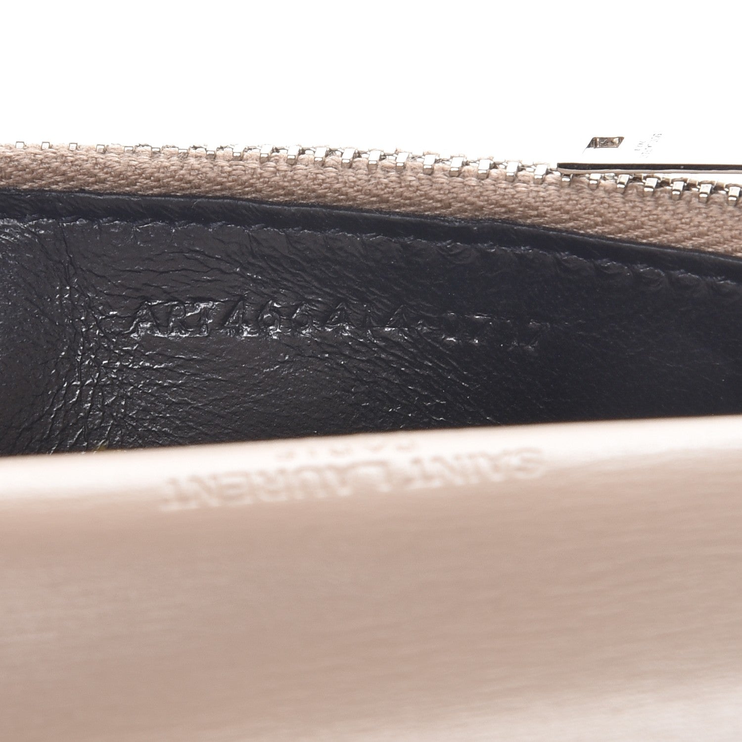 Saint Laurent Calfskin Fragments Flap Wallet Dark Beige 7 of 8