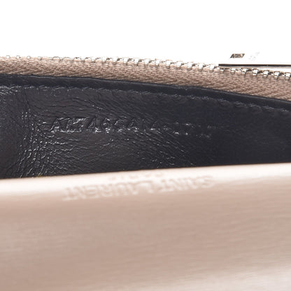 Saint Laurent Calfskin Fragments Flap Wallet Dark Beige 7 of 8