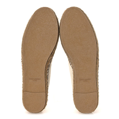 Saint Laurent Canvas Elba Espadrilles 37 Sweet Cream 7 of 12