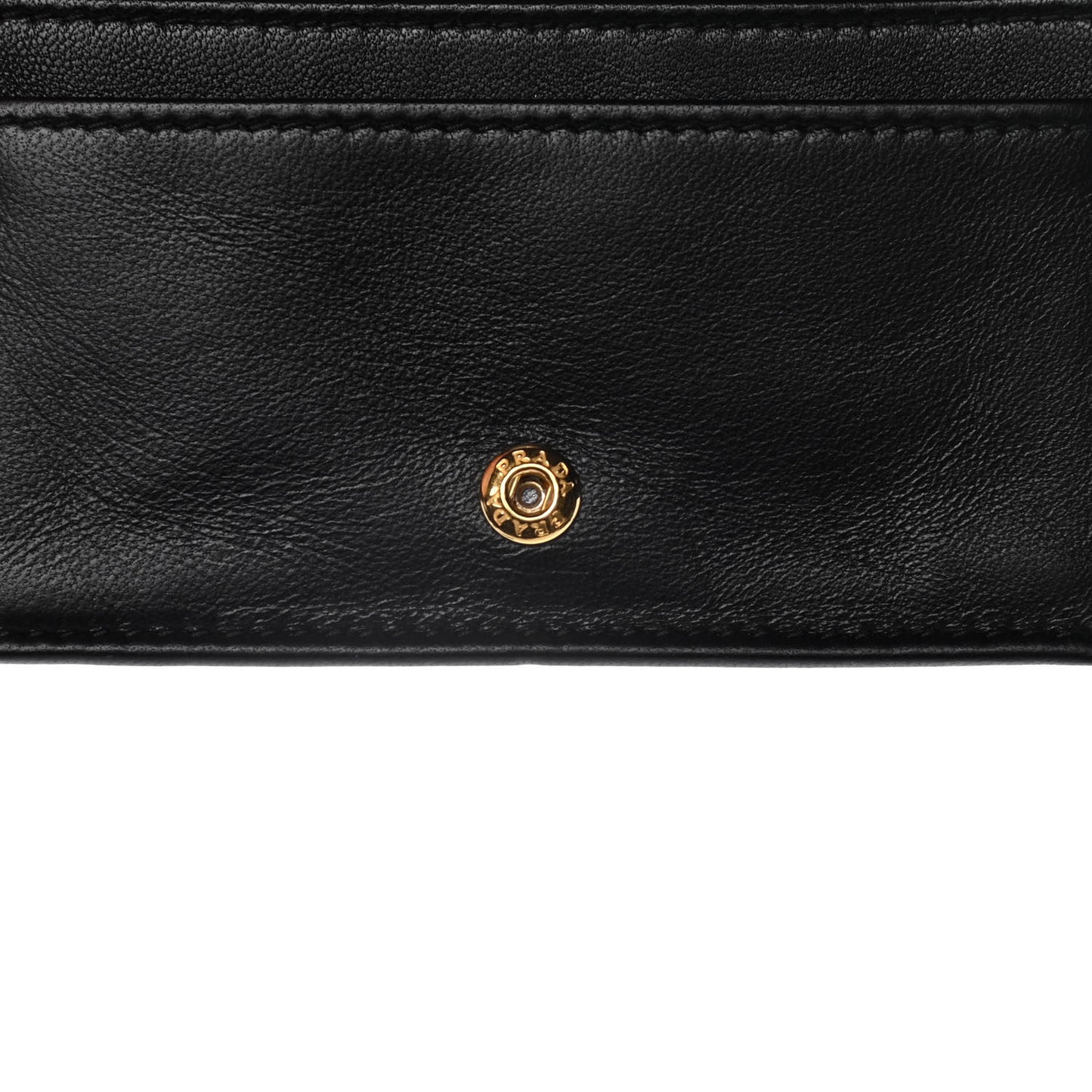 Vitello Move Triangle Logo Card Holder Black