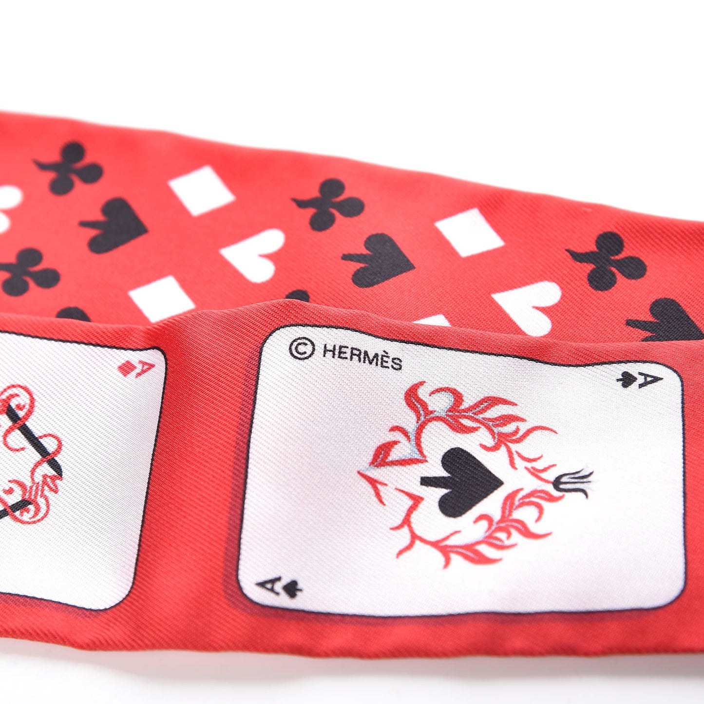 Silk Jeu de Cartes Twilly Rouge Black Ardoise