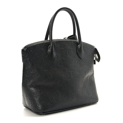 Louis Vuitton Calfskin Monogram Revelation Lockit PM Black 3 of 8