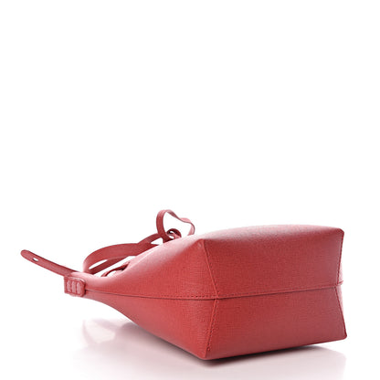 Mansur Gavriel Saffiano Mini Mini Bucket Bag Flamma Flamma 4 of 10
