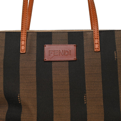 Fendi Pequin Cuoio Vegetale Medium Roll Tote Tobacco Cuoio Miele 7 of 12