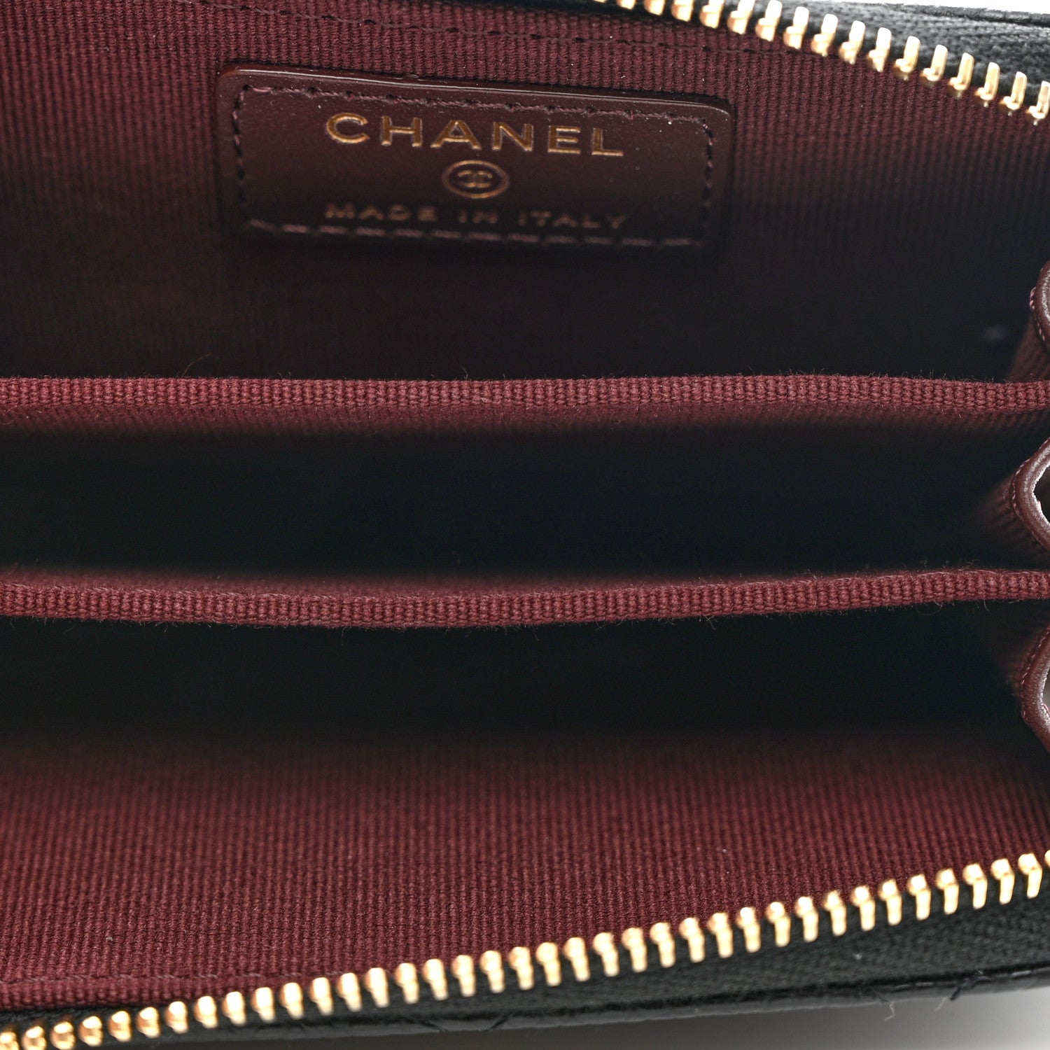 Chanel Caviar Quilted Zip Coin Purse Black 5 of 7