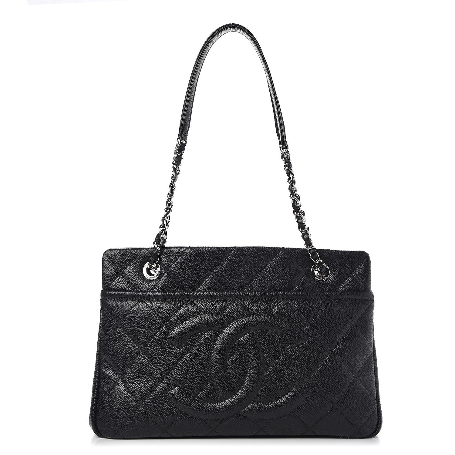 Chanel Caviar Quilted Shopping Tote Black 1 of 8