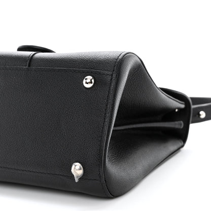 Delvaux Grained Rodeo Calfskin Mini Brillant Camaieux Satchel Black 11 of 11