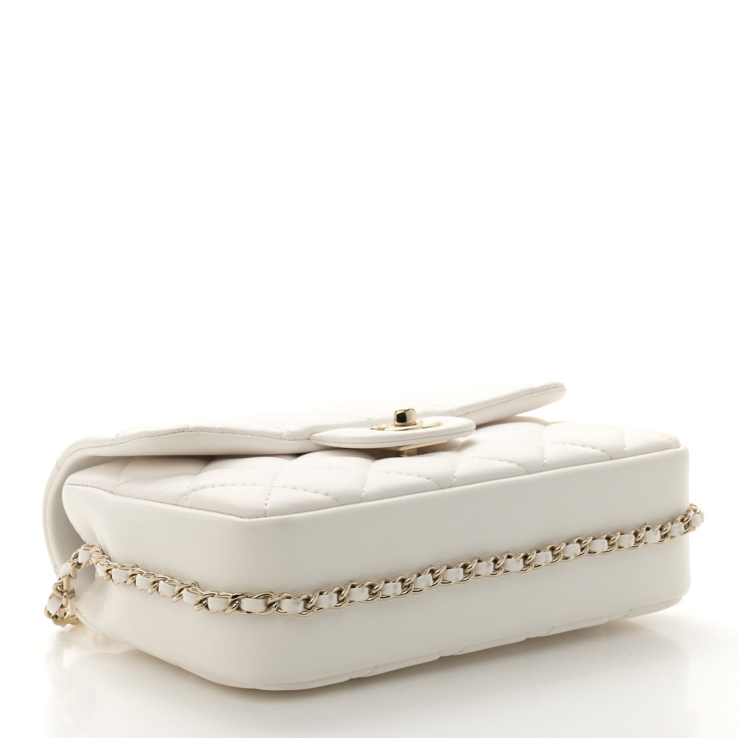 Chanel Lambskin Quilted Small My Precious Flap White 4 of 11