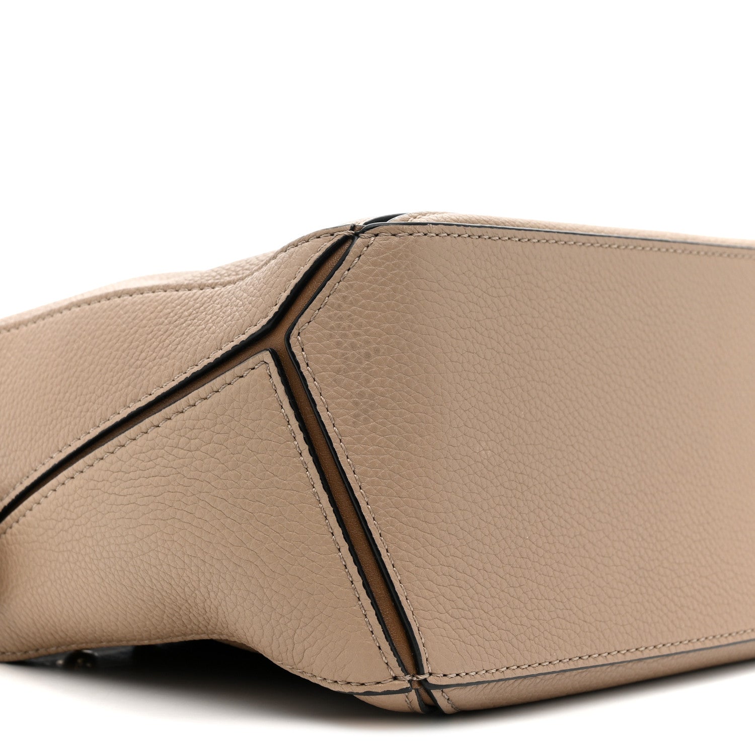 Loewe Grained Calfskin Small Puzzle Bag Sand Mink 9 of 12