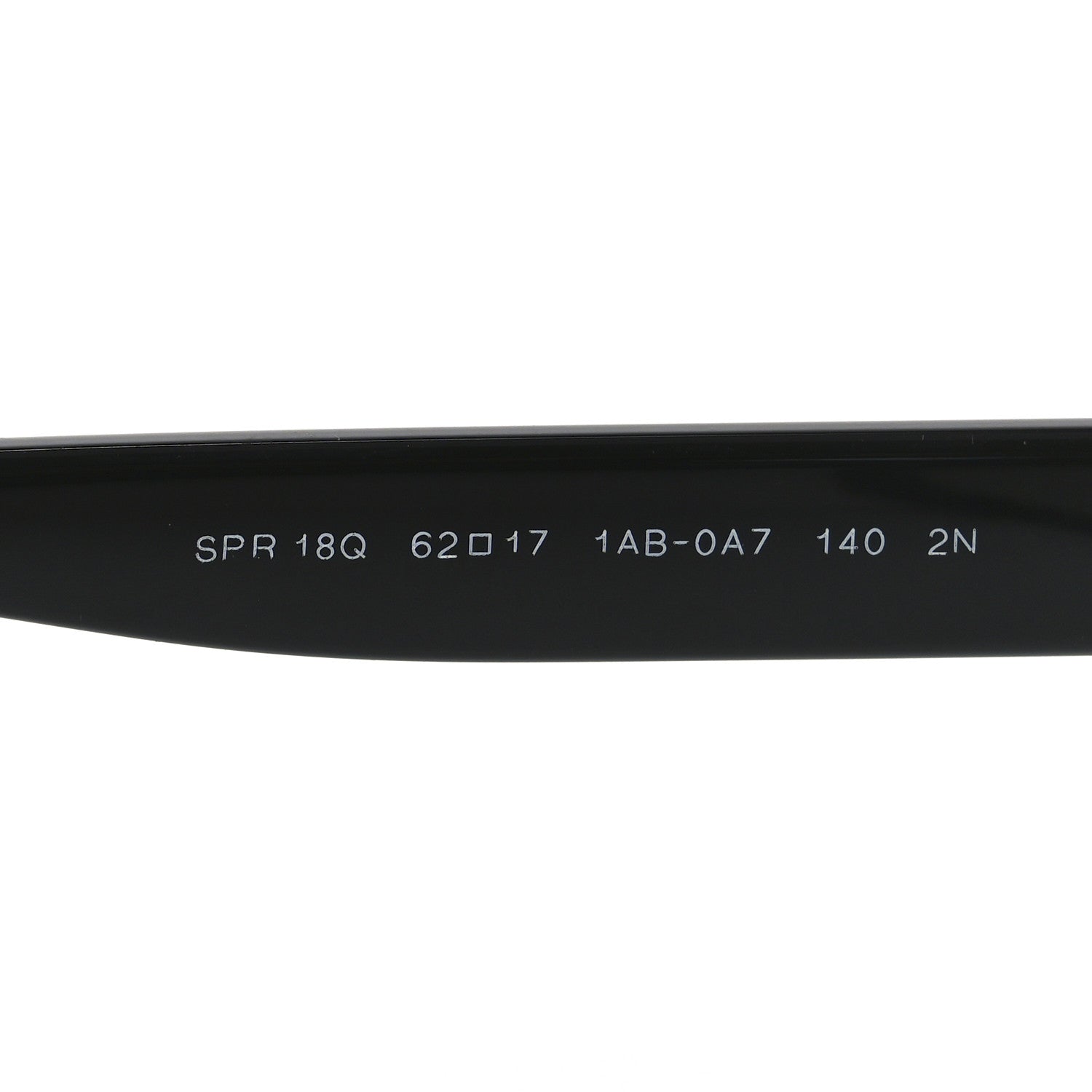 Prada Square Sunglasses SPR 18Q Black 6 of 7