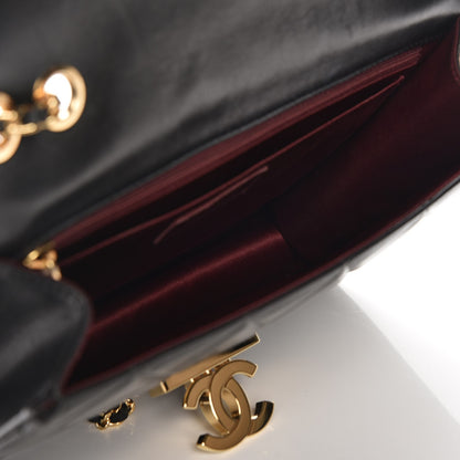 Chanel Lambskin Quilted Medium Golden Class Flap Black 5 of 8