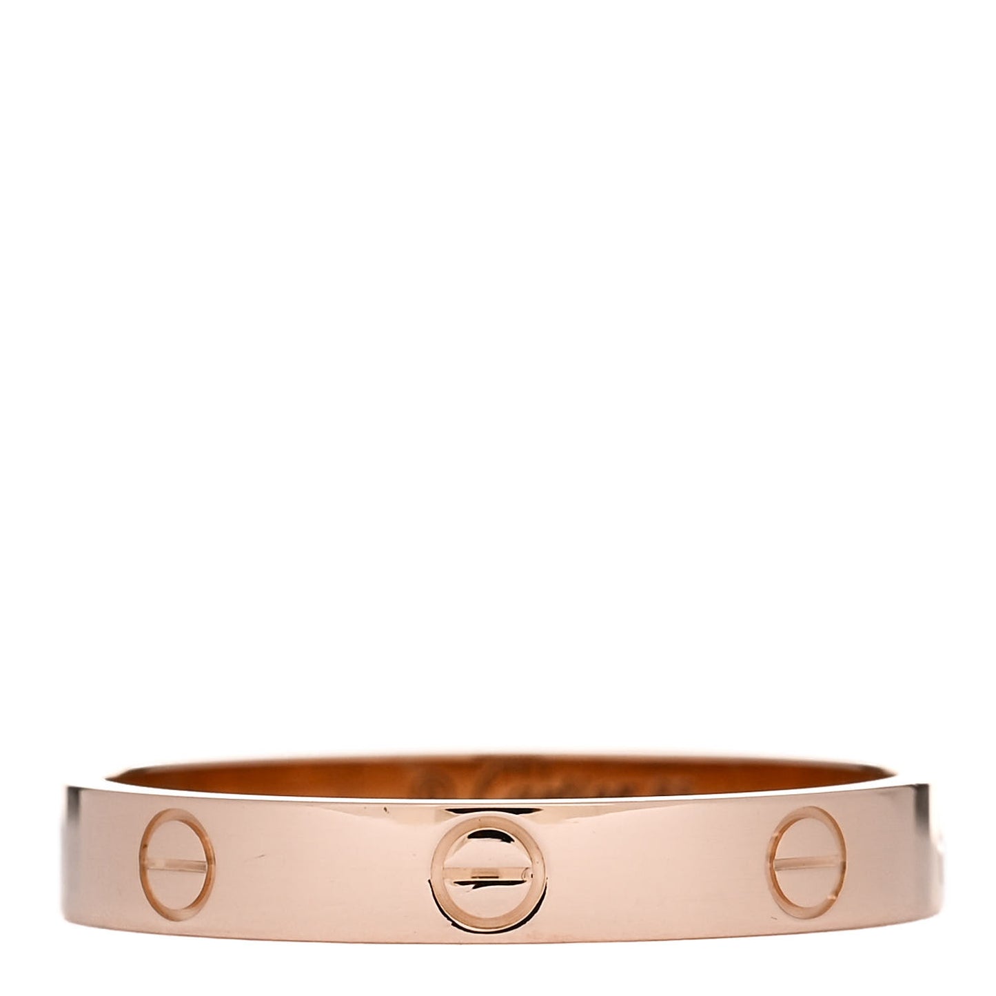 18K Pink Gold 3.5mm LOVE Wedding Band Ring 65 11