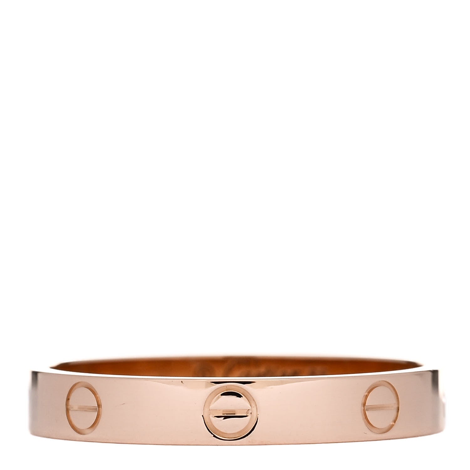 Cartier 18K Pink Gold 3.5mm LOVE Wedding Band Ring 65 11 1 of 4