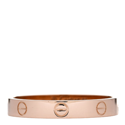 Cartier 18K Pink Gold 3.5mm LOVE Wedding Band Ring 65 11 1 of 4