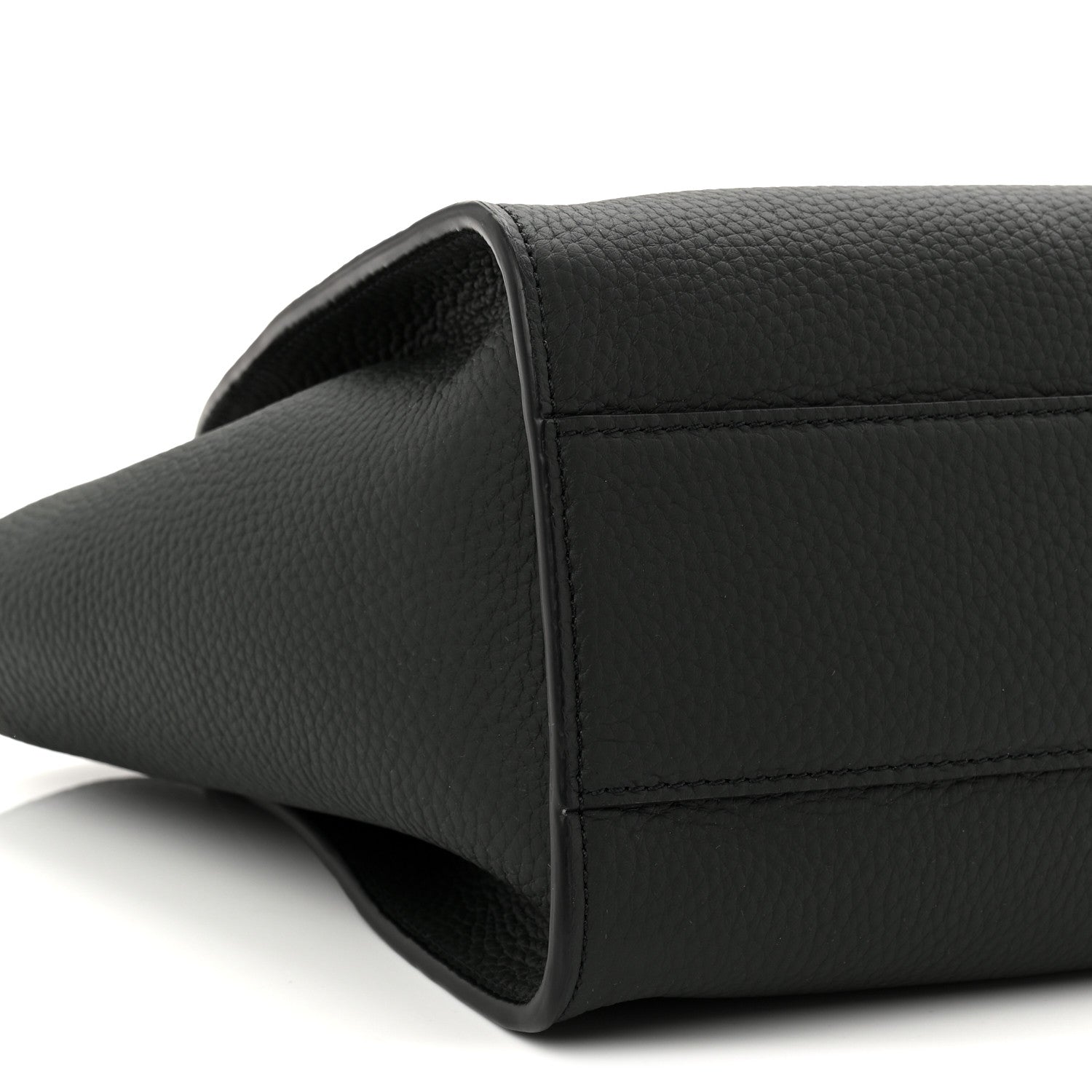 The Row Grained Calfskin Marlo 12 Tote Bag Dark Pine 8 of 10