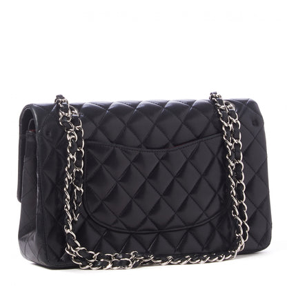 Chanel Lambskin Quilted Medium Double Flap Black 3 of 10