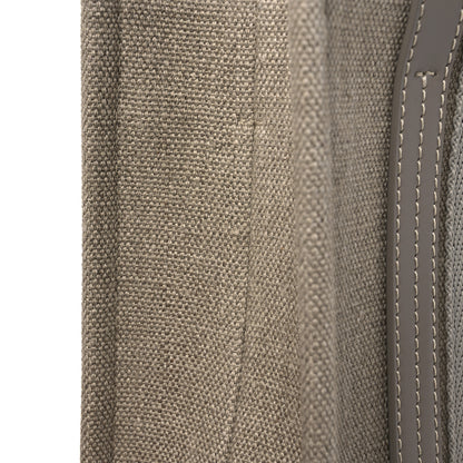 Chloe Cotton Calfskin Small Woody Ribbon Tote With Strap  Beige Taupe 11 of 12