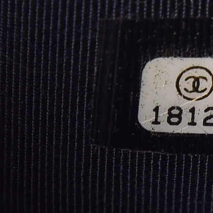 Chanel Caviar Quilted Yen Wallet Dark Blue 10 of 10