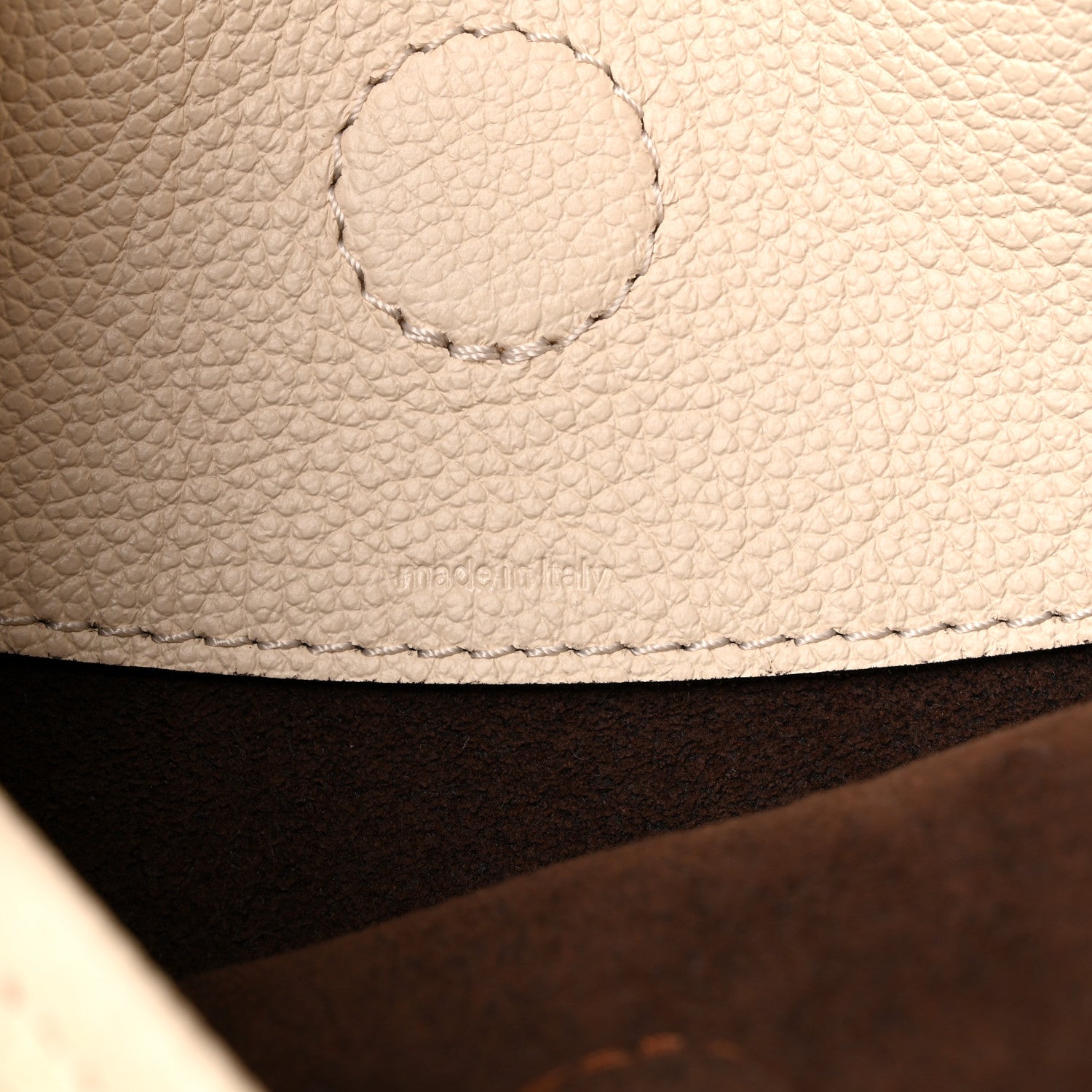 Louis Vuitton Empreinte Monogram Giant Trianon PM Tourterelle Creme 6 of 10