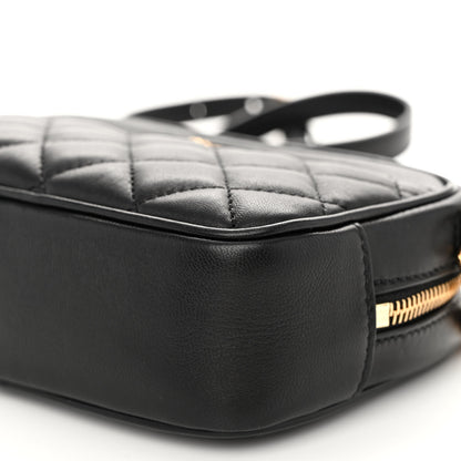 Versace Nappa Quilted La Medusa Camera Bag Black 9 of 9