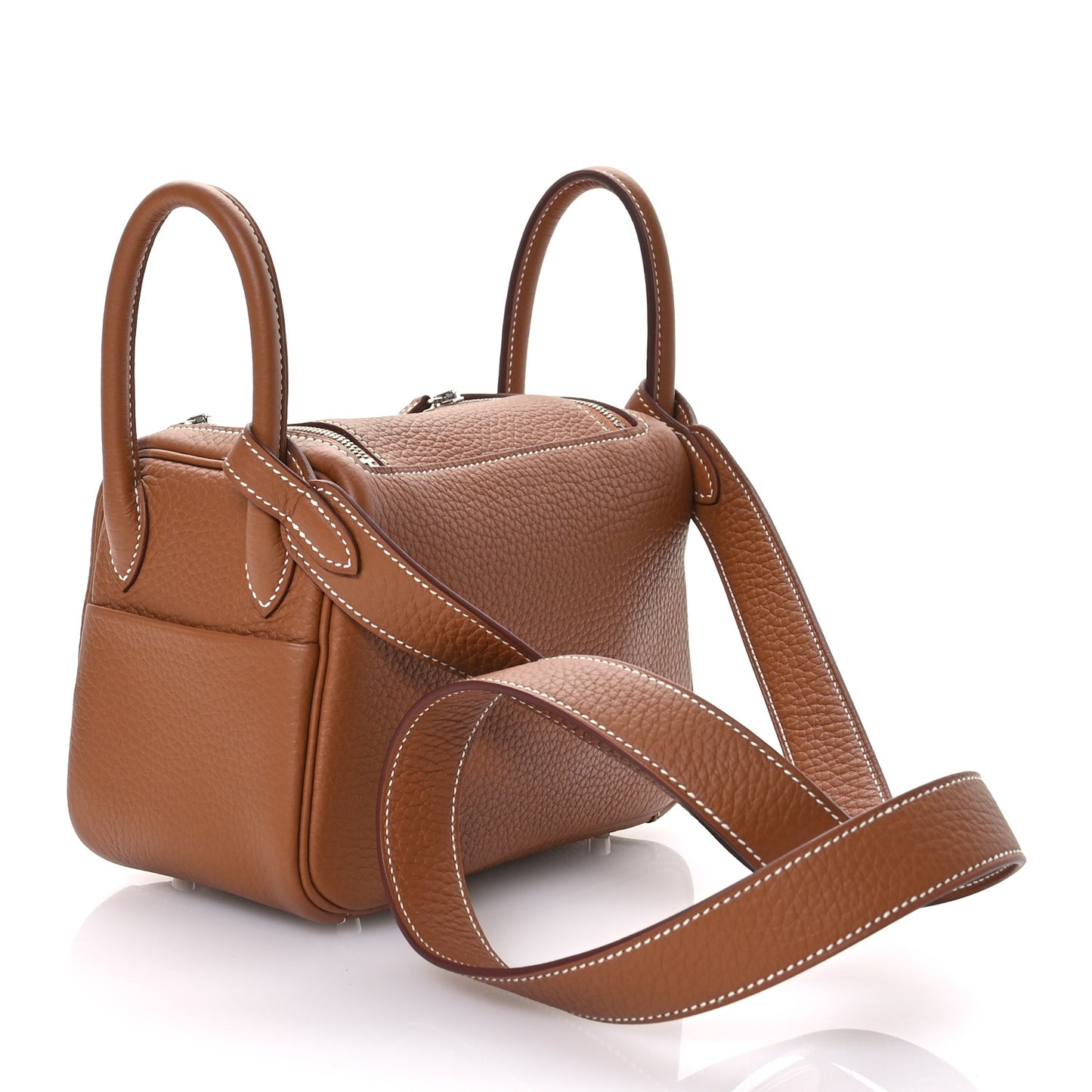Taurillon Clemence Mini Lindy 20 Gold