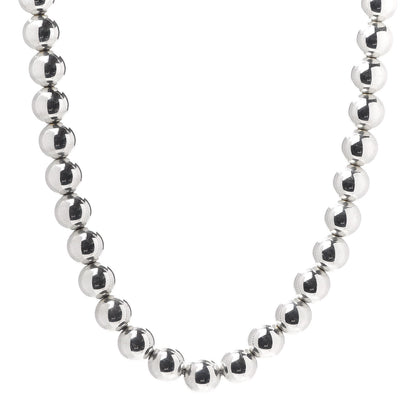 Tiffany Sterling Silver 10mm HardWear Ball Necklace 1 of 4