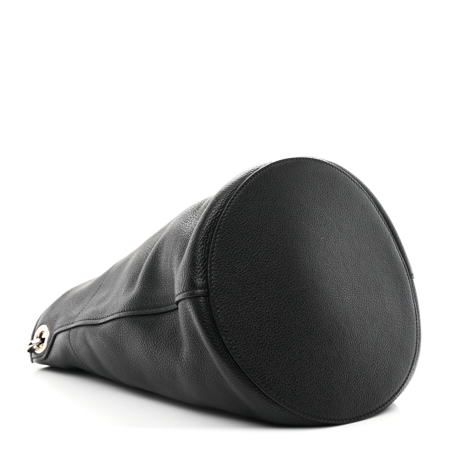 Prada Vitello Daino Bucket Bag Black 4 of 10