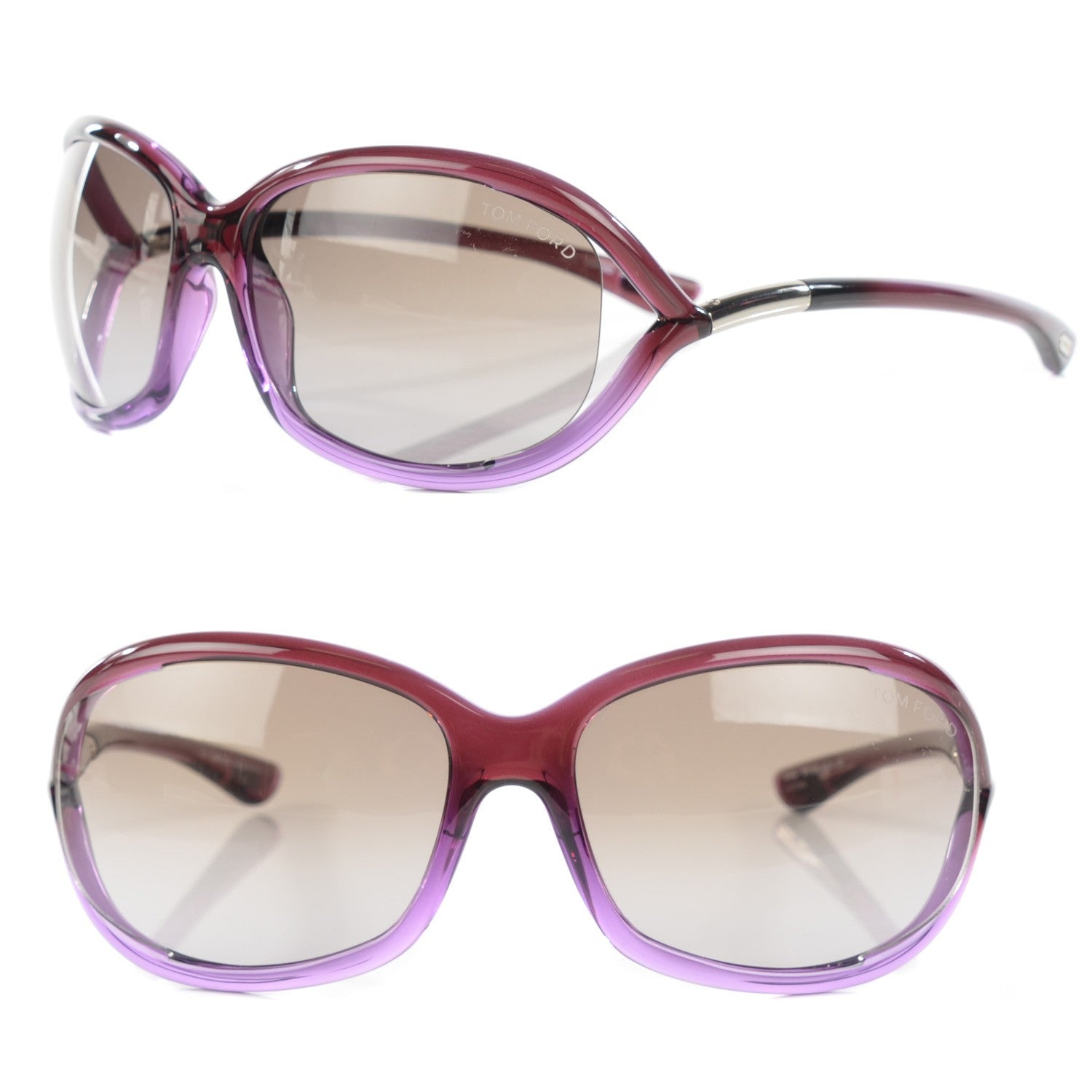 Tom Ford Jennifer Sunglasses TF8 Purple 2 of 10