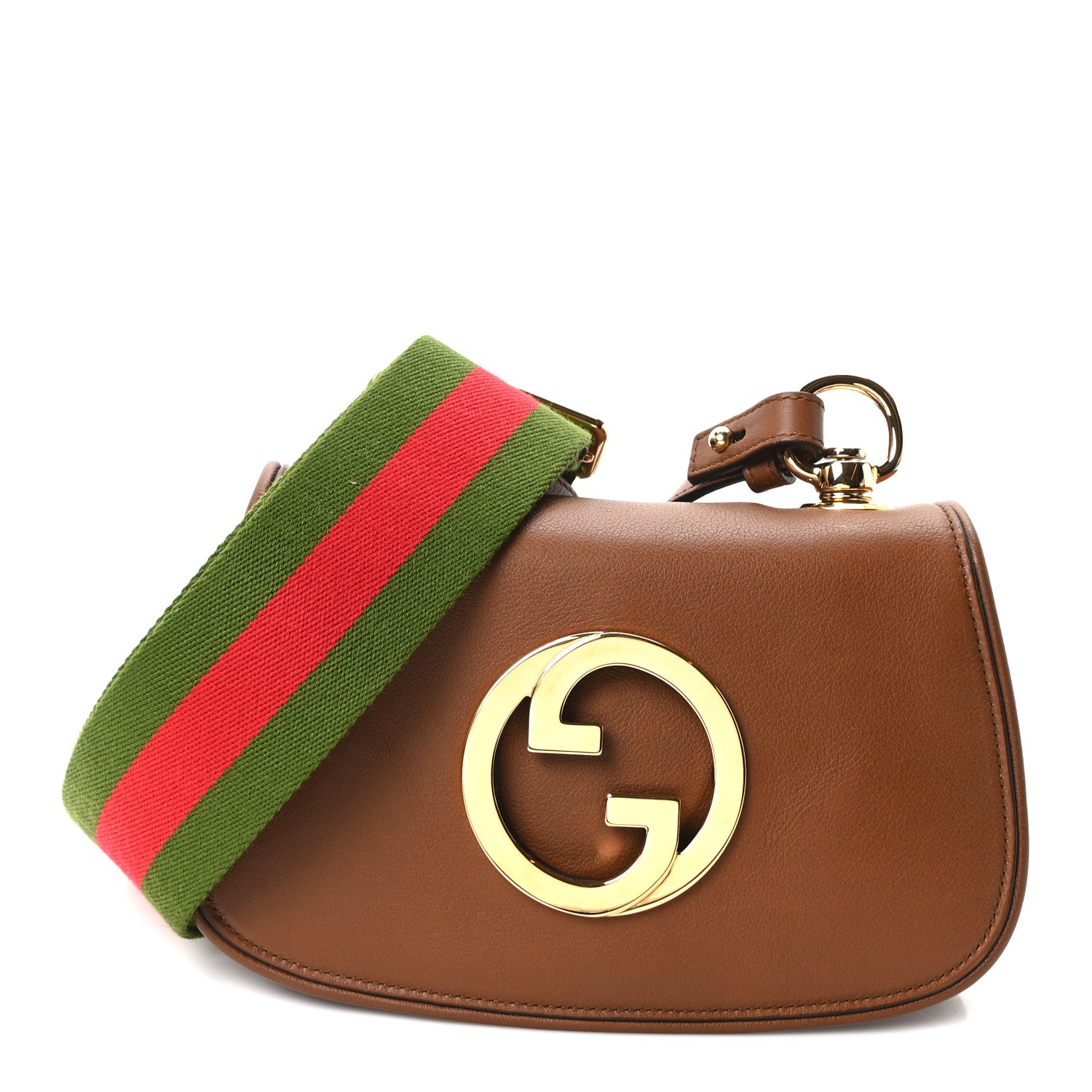 Gucci Roxy Calfskin Web Mini Blondie Shoulder Bag Cuir 1 of 11