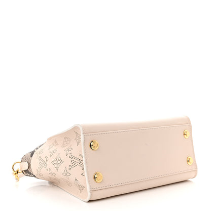 Louis Vuitton Calfskin Karung Snakeskin Mahina On My Side PM Quartz White 4 of 12