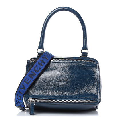 Givenchy Patent Lambskin 4G Small Pandora Blue 1 of 13