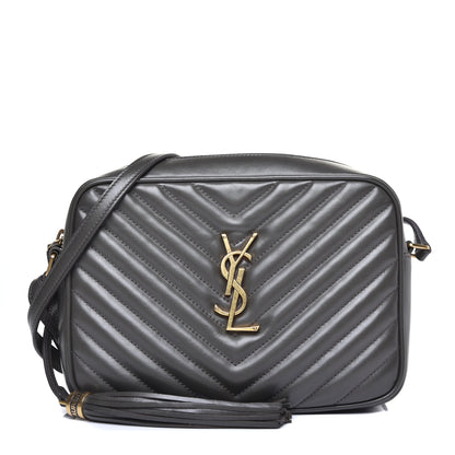 Saint Laurent Calfskin Matelasse Monogram Lou Camera Bag Military Olive 1 of 10