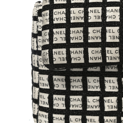 Chanel Ribbon Tweed Small Single Flap Black White 11 of 16