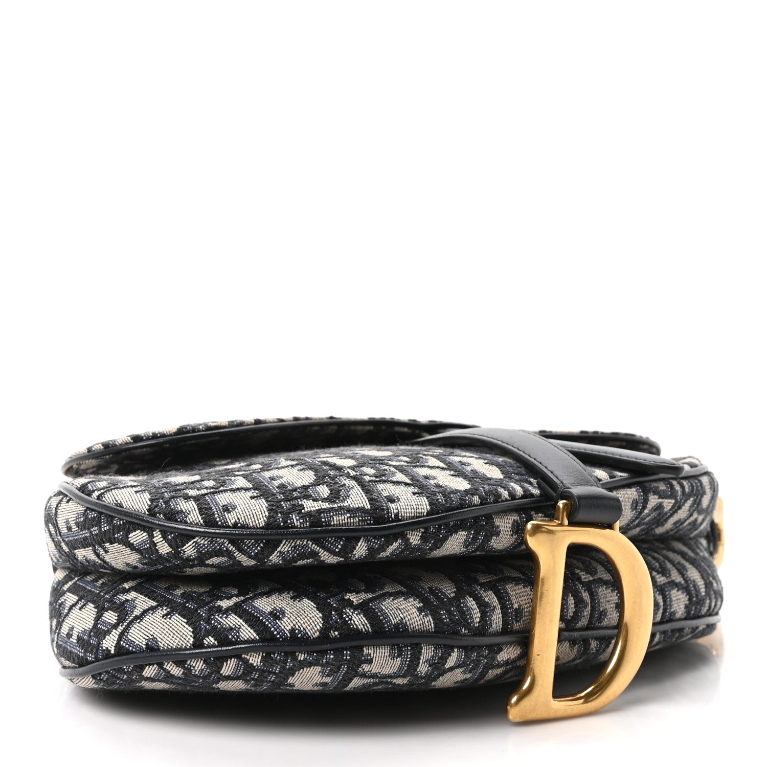 Christian Dior Oblique Saddle Bag Blue 7 of 19
