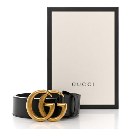 Gucci Calfskin Double G 40mm Belt 85 34 Black 6 of 6
