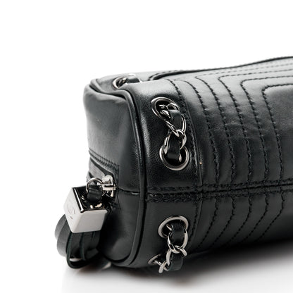Chanel Lambskin Lax Small Tassel Shoulder Bag Black 9 of 10