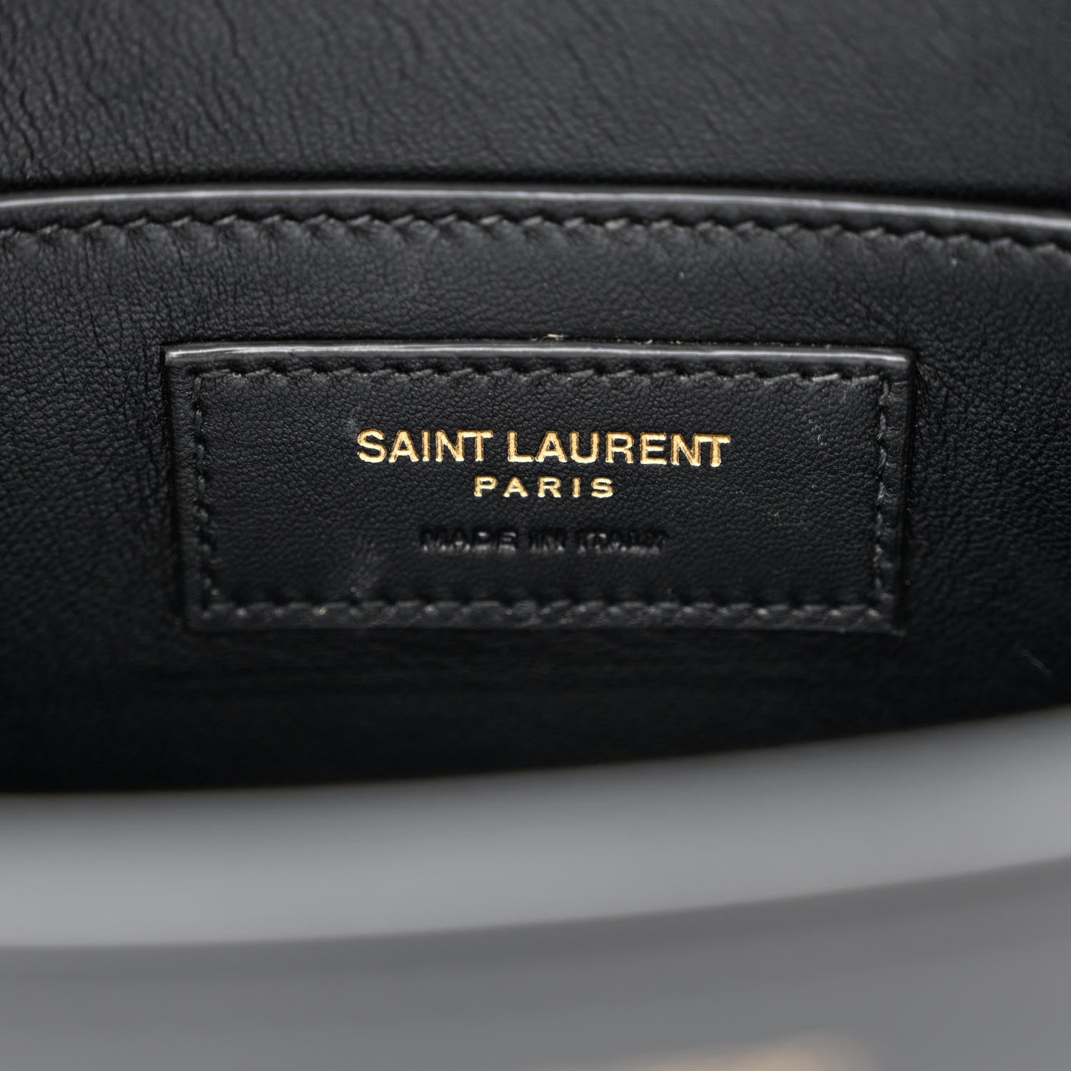 Saint Laurent Calfskin Reverse Satchel Black 6 of 12
