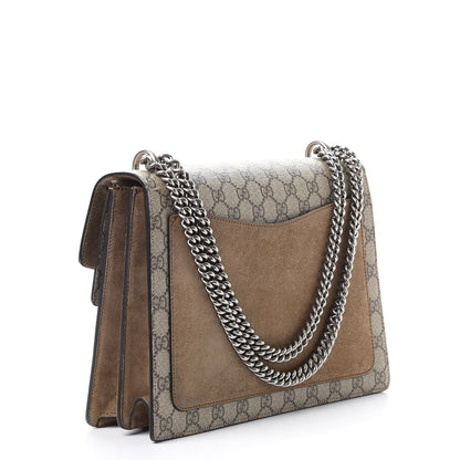 Gucci GG Supreme Monogram Medium Dionysus Shoulder Bag Taupe 3 of 8