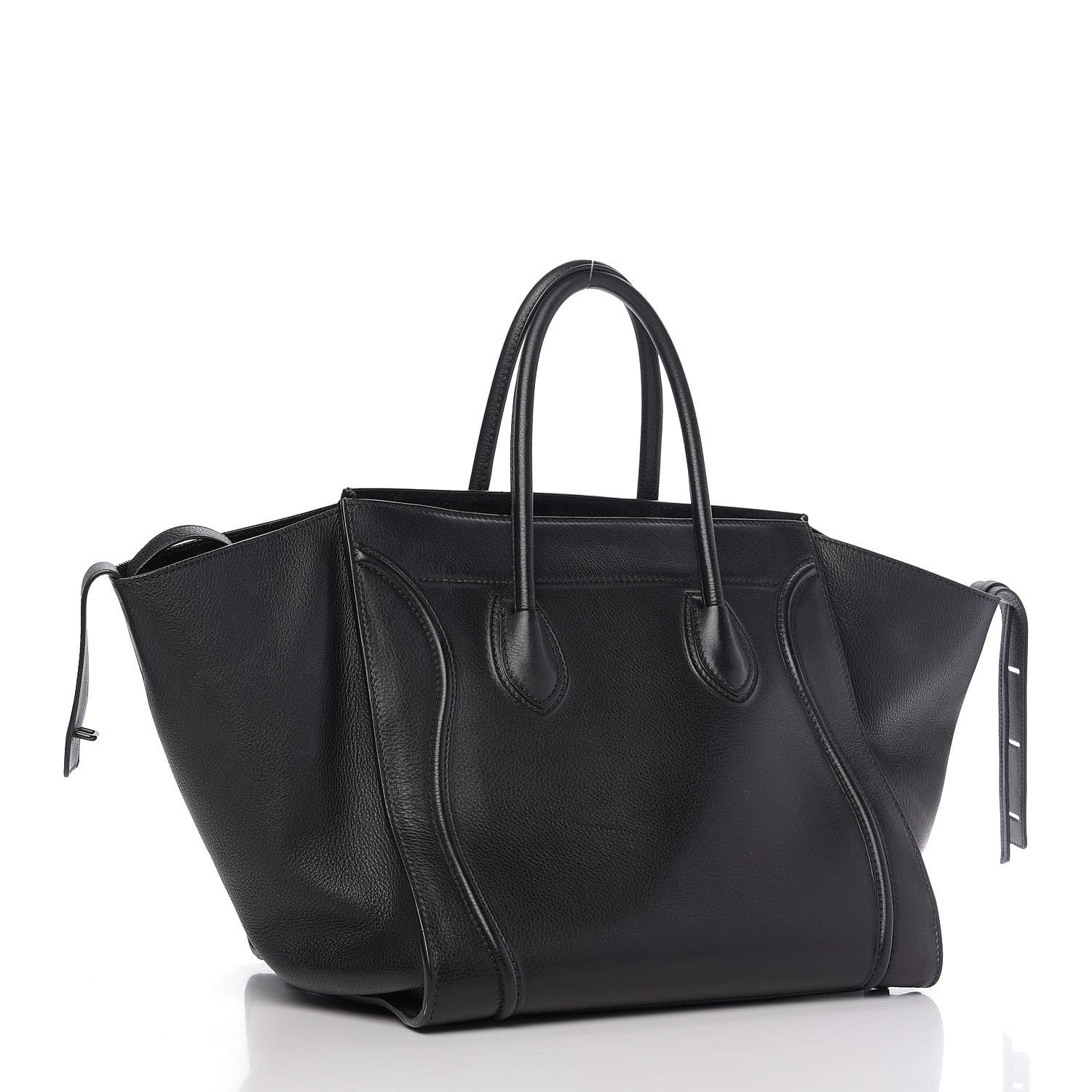 Celine Supple Calfskin Large Phantom Luggage Black 3 of 10
