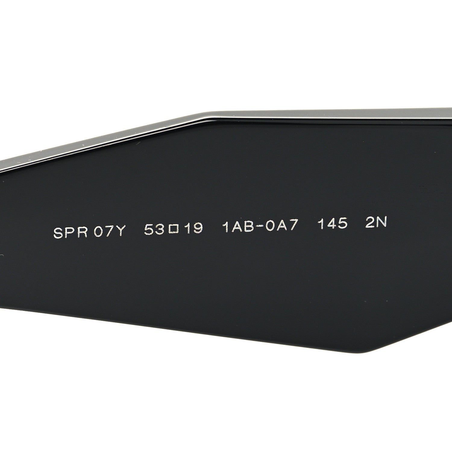 Prada Acetate Symbole Sunglasses SPR 07Y Black 6 of 7