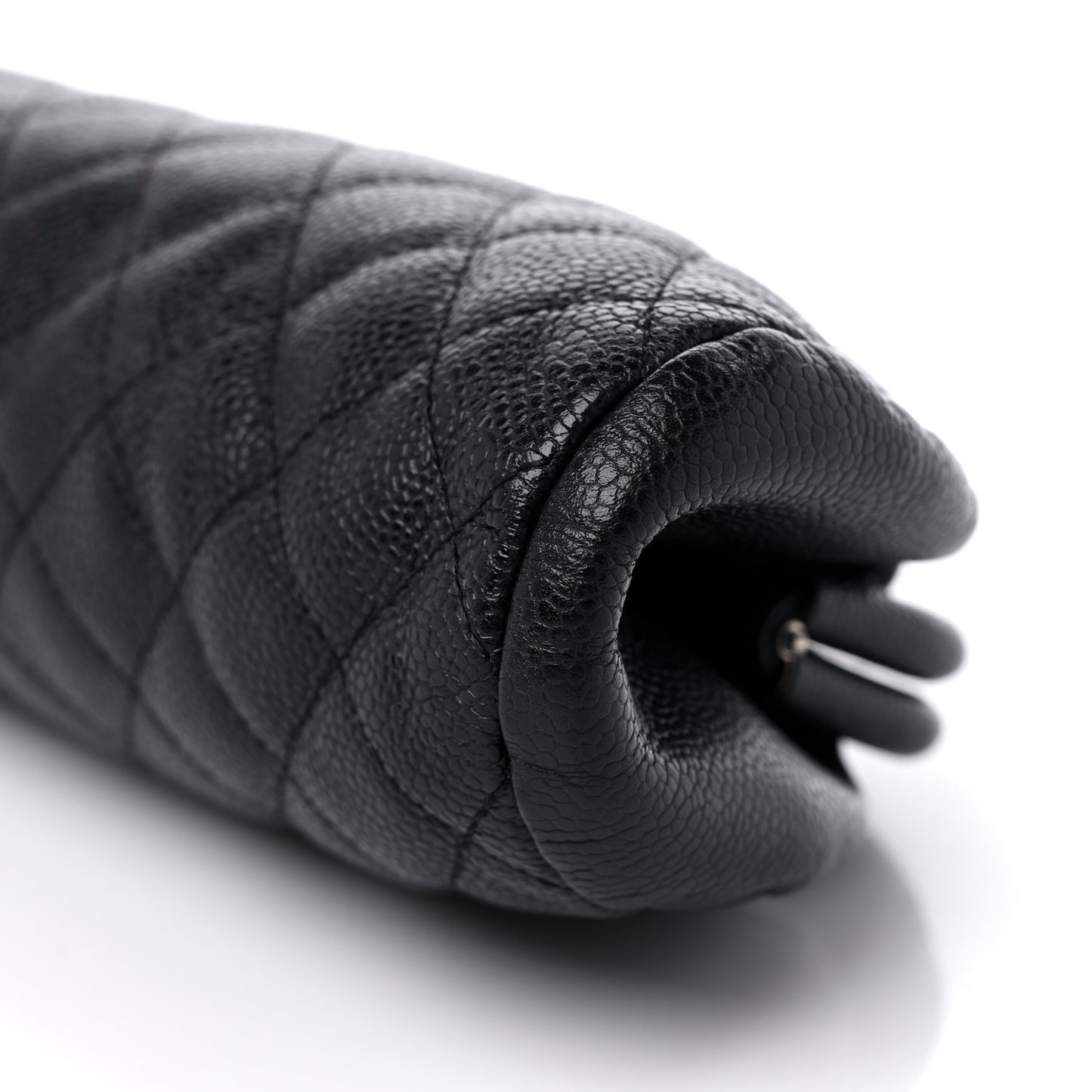 Caviar Quilted Timeless Clutch Black