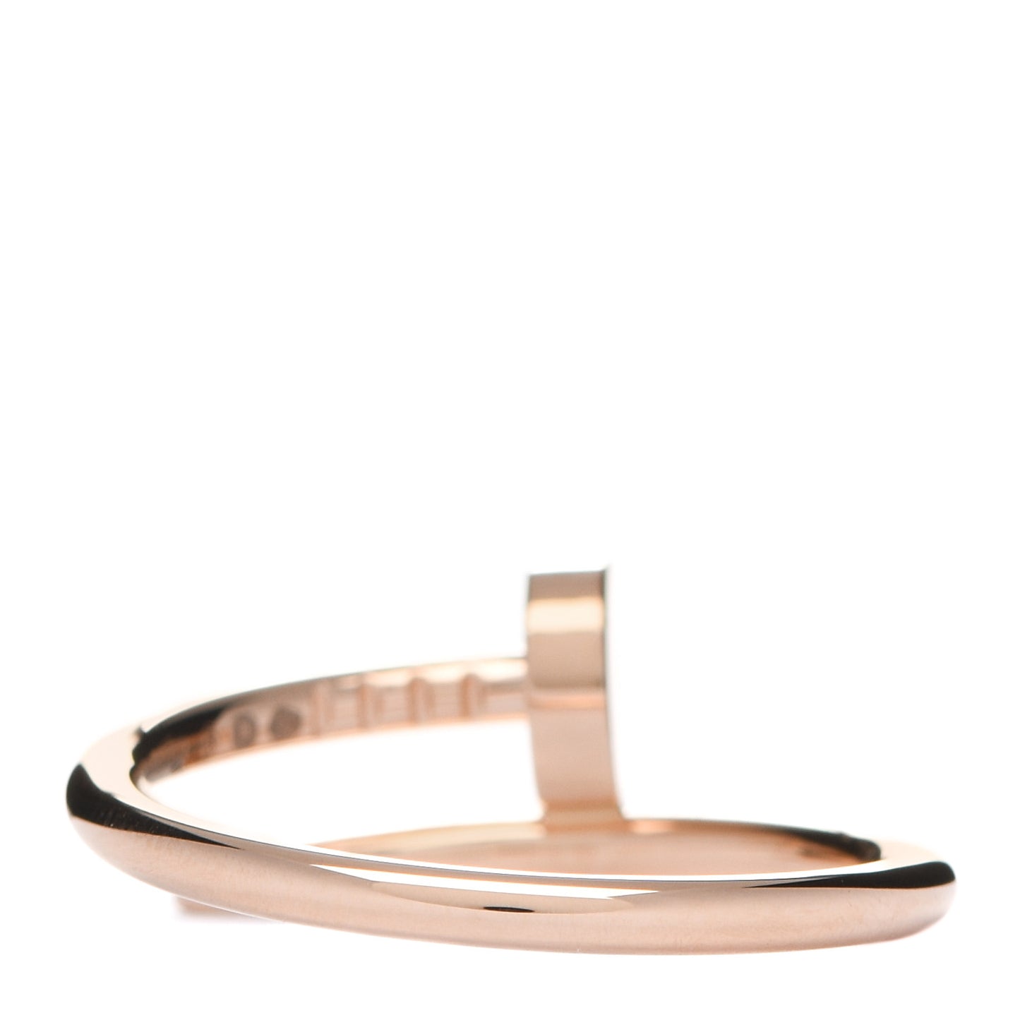 18K Pink Gold Small Juste Un Clou Ring 51 5.75