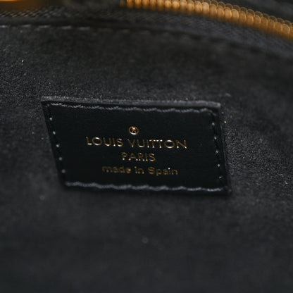 Louis Vuitton Calfskin Monogram On My Side PM Black 6 of 9