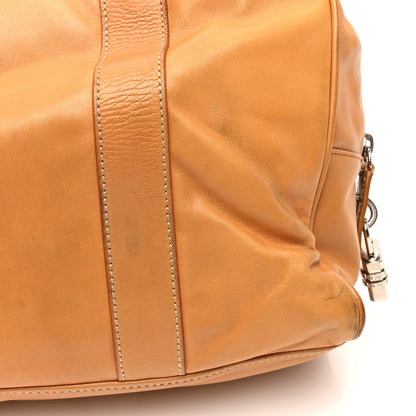 Prada Nappa Hydra Shoulder Bag Cognac 10 of 12