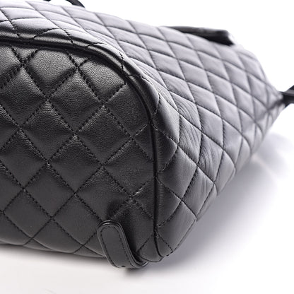 Chanel Lambskin Quilted Large Urban Spirit Backpack Black 9 of 9